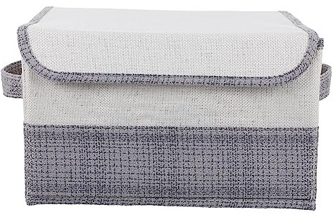 MAGICLULU Aufbewahrungsbox für Kleidung aus Vliesstoff und Baumwollleinen Faltbar Aufbewahrung von Bettdecken Kleidung Büchern und Decken