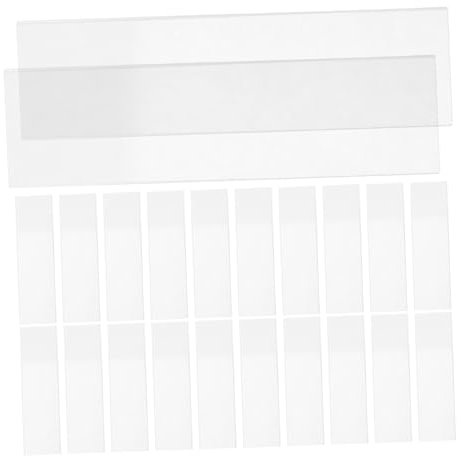OUNONA 50stücke Mikroskop Objektträger Mit Frosted Oberfläche Hochwertige Glasplatten Für Präzise Mikroskopische Analysen Und Experimente Im Labor