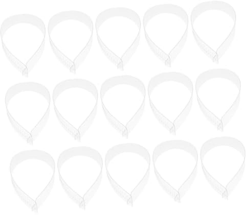 LIFKOME 80 Pezzi Stecche per Colletto Uomo in Plastica Bianca, Supporto Pratico per Colletto Camicia Elegante, Dimensioni 47x3,5 Cm, Lavorazione per Camicia No Stiro