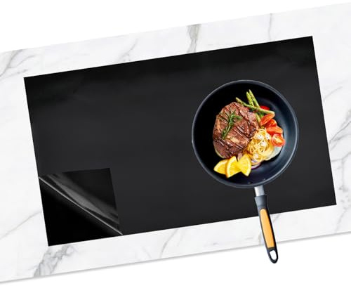 RobLuX 54 x 90 cm Induction Hob Protective Mat Silicone Large Non-Slip Heat Resistant Induction Protective Mat Induction Cooker for Cover Induction Hob Kitchen Picnic Table Protector