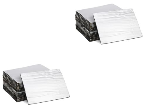 Ciieeo 2 Ensembles Coussin D'isolation Phonique De Voiture Bruit Sonner La Mort pour Van Matériel Auto Amortissement Tapis Isolant De Bouclier Thermique Éponge 20 Pièces * 2