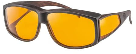 Eschenbach 16619511 - asensys Lunettes Filtre de bord, protection UV, Transmission lumineuse: 60%, Absorption de la lumière bleue: 98%