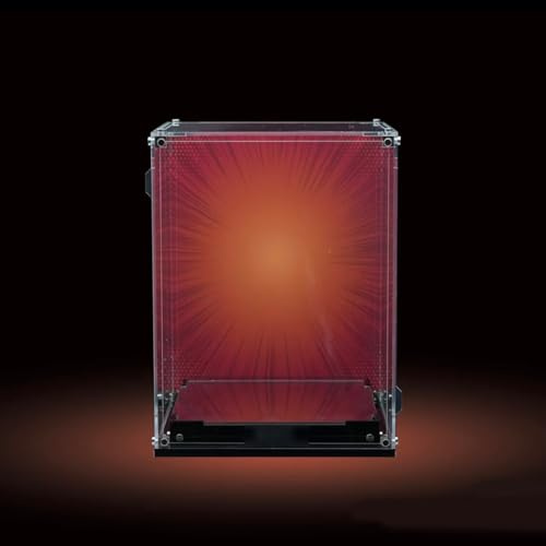 Acrylic Display Case for 76165/21345 Iron Man Helmet, Dustproof Display Case for Models Collectibles (Display Case Only)