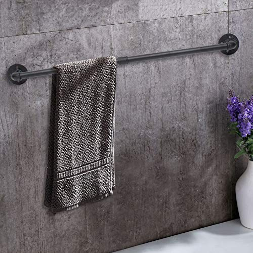 85cm Wandmontage Badetuchstange Rohr Handtuch Handtuchstange Badetuchhalter Halter Rustikale Heavy Duty Badezimmer Hardware Bad Sauna Küche Bar Wand montiert Industriehandtuch Rack