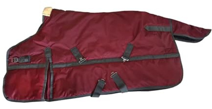 Perfeclan Pferdedecke Weidedecke Weidedecke Hochleistungs-Reitbekleidung Atmungsaktiv Wasserdicht Warm Pferdebekleidung, 90cm