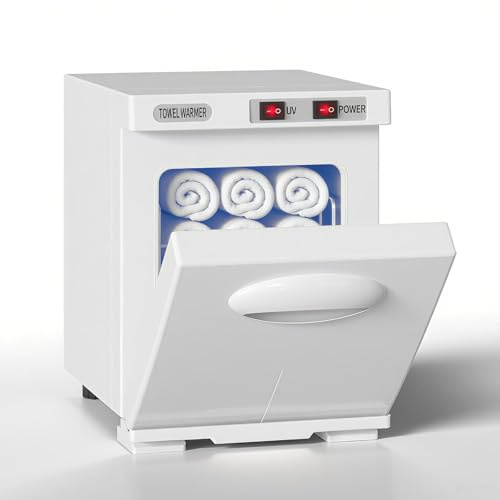 Zephviora Scaldasalviette compatto da 5 l, scaldasalviette elettrico per spa e casa, 75 ℃, riscaldamento rapido, può contenere 10-15 asciugamani, scaldasalviette per cosmetici, parrucchieri e piccoli