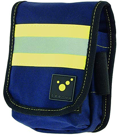 tee-uu Profi Atemschutz-Holster | blau | kompakt | für das notwendige Equipment | Feuerwehr