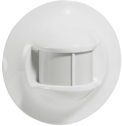 Legrand 048817 Détecteur de Mouvement Autonome ECO2 3 Fils avec Neutre IP41, Fixation Plafond avec Portée 2m x 12m