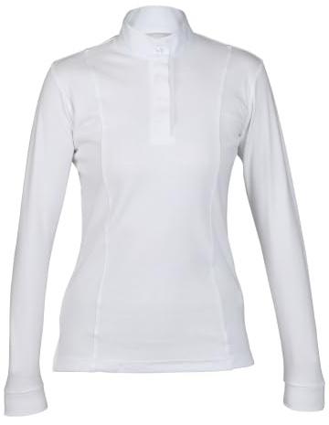 Shires Aubrion Hunting Shirt in White - Ladies X-Small, White