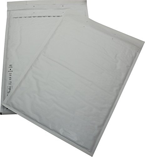 40 St. Luftpolsterversandtaschen Gr. 10 K weiß 370 x 480 mm Briefumschläge DIN A3+ C3