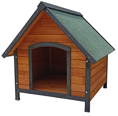 GARDIUN KNH1210 - Caseta de Perro Sweet 76 x 72 x 76 cm a 2 Aguas - Perro Pequeño