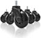 Sharkoon SW10 Nero Plastica Poliuretanica PU Rotelle (Sharkoon SW10 - styrehjul - sort [pakk)