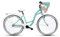 Goetze Style Vintage Retro Citybike Damenfahrrad Hollandrad, 28 Zoll Alu Räder, 1 Gang, Single Speed, Tiefeinsteiger, Rücktrittbremse, Korb mit Bezug Gratis!
