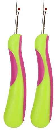 2 STÜCKE Nahttrenner, Grip-Stichentferner mit Ergonomischen Griffen, Nähnahtfadenentferner Stichtrenner-Entferner-Werkzeuge Zum Nähen, Basteln und Entfernen von Fäden