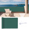LOVE STORY Pantalla de Privacidad para Balcón 80x400cm con Tela HDPE,（Verde Oscuro） Toldo para Balcón, Red de Protección con Ojales, Protección UV, Transpirable para Jardín Exterior, Piscina