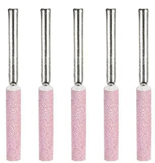 5pcs/Set 4.8mm Chainsaw Sharpener Grinding Stone File Chain Saw Sharpening Tool Grinding Wheel Grinding Head Garden Tool ( Size : 3x4 8mm )