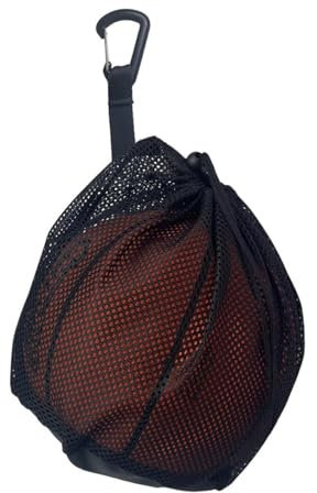 AOEVUIR 1 Pcs Basketball Ball Bag with Portable Net Basketball Accessories for Soccer Tennis Kids and Adults