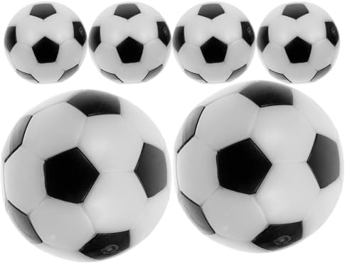 Yardwe 6 Stück Mini-Fußbälle 32 Mm Tischfußball Ersatzbälle Kleine Fußbälle