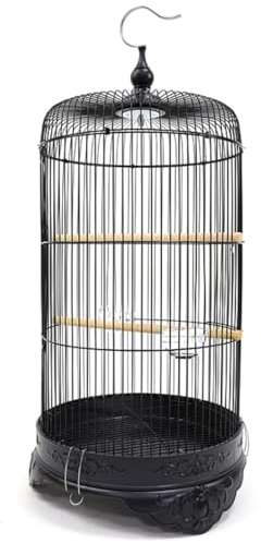 Papageienkäfig Dekorativer Kleiner Vogelkäfig Für Aufhängen, Runde Vogelkäfige Für Den Flug Von Kleinen Vögeln, Papageienkäfig Für Drinnen Draußen