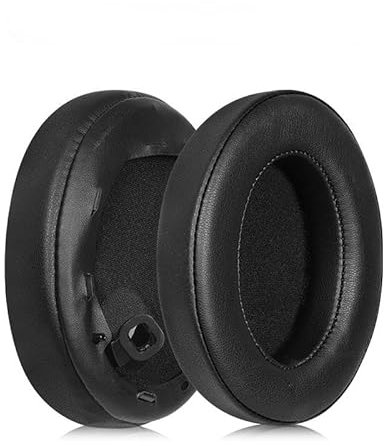 Replacement Ear Pads Compatible with Sony WH-1000XM4 Headphone, Leather Ear Cushions, Black B