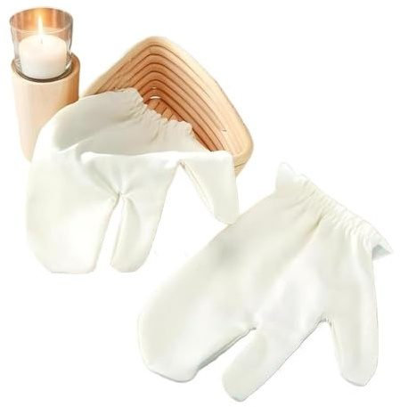 Peelinghandschuh Schrubbhandschuhe, Handschuhwäscher for den Körper, Seide, for, Hautwäscher, Entferner for Spa-Massage, Gesicht, Rücken, Badezimmer, nass