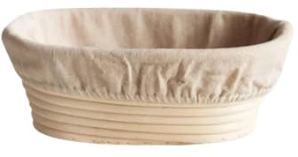 Ovale for la maison boulanger panier à pain de Fermentation pâte en rotin naturel outils cuisson cuisine gâteau Pour Boulanger(Baker Bread L)