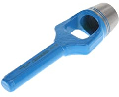 GEDORE Henkellocheisen für weiche Materialen, Ø 35 mm, Gummi Leder Dichtungen Stoff, rund, 195 mm lang, Stanzeisen, 570035