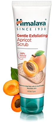 Himalaya Gentle Exfoliating Apricot Scrub Polishes impurities for Clean skin | Moisturizes, relieves and brightens skin | Suitable for all skin types - 75ml