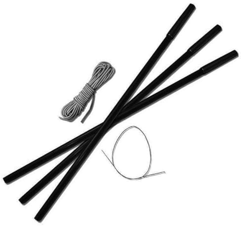 TentSpares - Hi Gear Kalahari 8 & Kalahari 10 Fibreglass Tent Pole Repair Kit, Tent Pole Replacement, Tent Poles, Camping Essentials
