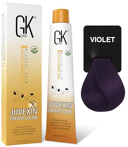 GK Hair Crema Colorante para Cabello 100 ml – Coloración Semi-Permanente Nutritiva para Peinados, Tonos Naturales e Intensos, Ideal para Mechas, Reflejos y Resultados Uniformes de Fácil Aplicación