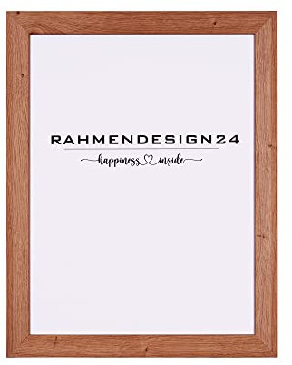 Rahmendesign24 Bilderrahmen Rio 50x75 Eiche natur Fotorahmen, Wechselrahmen, Posterrahmen, Puzzlerahmen