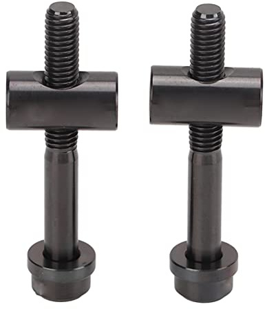 Pwshymi Tornillo de Abrazadera de Sillín de Bicicleta, Tornillo de Tija de Sillín de Bicicleta, Peso Ligero, Pieza de Repuesto DIY, Aleación de Titanio para Reparación(Negro)