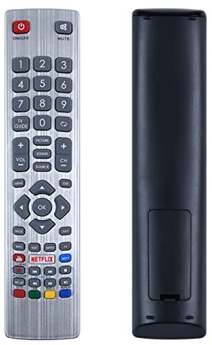 TCNOUMT Remote Control Generic Replacement for Sharp Smart Televesion Aquos TV (Please note: Your original remote must match the one shown in the main image)