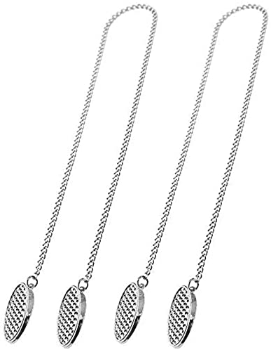 Barabesty 2 Stück Serviettenkette Serviettenhalter Serviettenclips Kette Flexibles Schlüsselband Umhängeband für Senioren Ältere Erwachsene Kinder