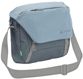 VAUDE Umhängetasche ROM S III Blau, hochwertige Messenger Bag Herren & Damen aus recyceltem PET, wasserabweisende Schultertasche mit Notebook-Fach ideal für den urbanen Alltag