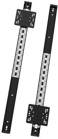 VADANIA Pocket Door Drawer Runners VP1235, Hidden Cabinet Door Drawer Runners Drawer Slides, Side Mount, 300mm-700mm, 1 Pair