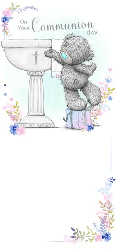 Me to You Tatty Teddy Communion Day Card - Official Collection