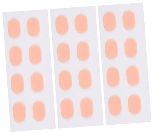 WATIIFUFU 12paare Rutschfeste Brillen-nasenpads Aus Eva-schaum -nasenpolster Für Optimalen Halt Hautfarbe Oval Bequem Und Hautfreundlich Für Brillenarten