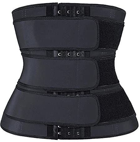 Waist Trainer for Women Slimming Body Shaper Belt Shapewear Tummy Control Waist Cincher Fitness Workout Girdle Belly Band Trimmer Corset Wrap Belly Shaper Comfortable Lumbar Waist Support Belt