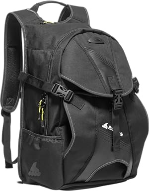 Rollerblade PRO Backpack LT 30, Zaino Unisex Adulto, Nero, 30l