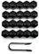 KGDUYC 20 Piezas Universal 19mm Tapa De Tuerca De Rueda, Tapones Tornillos Ruedas Coche,Negro Cubierta De Tuerca De Neumático,Tapones para Tuercas De Rueda De Coche,Tapas para Tuercas De Coche 19mm