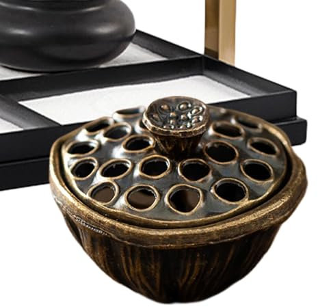 Incensario | de carbón para aromaterapia, Soporte de Incienso - Decoración de Oficina para Estudio de Yoga y SPA