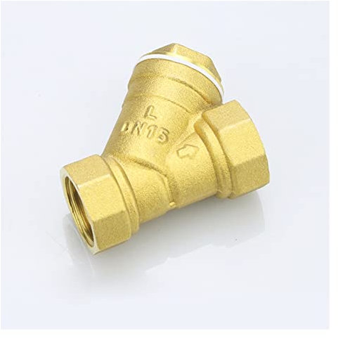 Válvulas de bronce, Filtro de malla en Y hembra de 1 - Válvula de filtro de latón for sistemas de plomería y riego