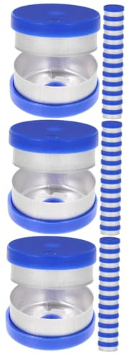 Alipis 3 Ensembles Capsules Aluminium Pour Flacons Verre Couvercles À Vis Pour Échantillons De Liquide Sealing Et Compatible Avec Divers Types De Bouteilles 100 Pièces * 3