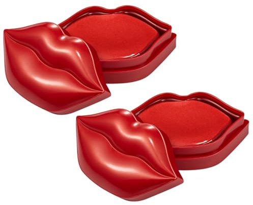 Maschera Labbra Idratante Notte 40 Pezzi Rosso Non Tessuto