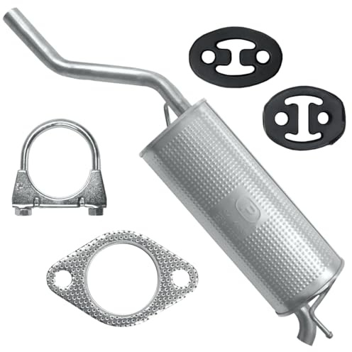 POLMOstrow Auspuff für Opel Corsa 4 IV D 2006-2014 | Endtopf, Motoren: 1.0 | Fließheck