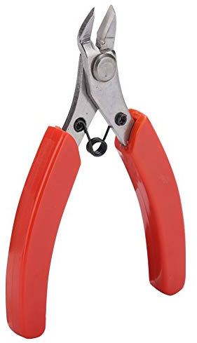 Pince diagonale Pince à câble Pince coupante latérale en acier à haute teneur en carbone Mini coupe-fil électronique Outil à main pour électriciens artisans amateurs de bricolage (Petite)