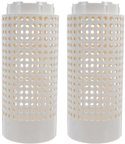 Hohopeti 2pcs Bac à Compost de Jardin en Plastique Beige Trous de Ventilation, Composteur Enterré pour Déchets Cuisine, pour Jardinage Extérieur