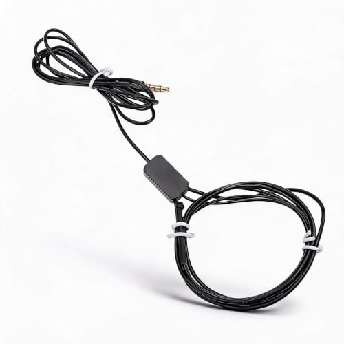 Dpofirs Écouteur Discret avec Câble D'extension, Mini Oreillette avec Récepteur Inductif et Interface 3,5 Mm, pour Performance sur Scène Conférence Animation