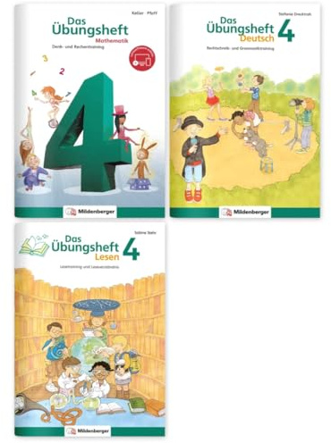 Sicher ins 5. Schuljahr – Paket: Rechnen – Schreiben – Lesen – Grammatik · Klasse 4: Wichtige Grundlagen des Stoffs der 4. Klasse wiederholen, um gut ins 5. Schuljahr zu starten.